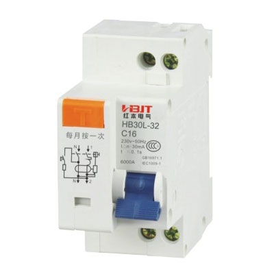 HB30L-32系列 相線(xiàn)+中(zhōng)性線(xiàn)+漏電(diàn) 断路器